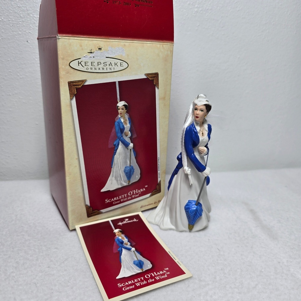 2003 Vintage Hallmark‎ Keepsake Ornament 2003 Scarlett OHara Gone With The Wind